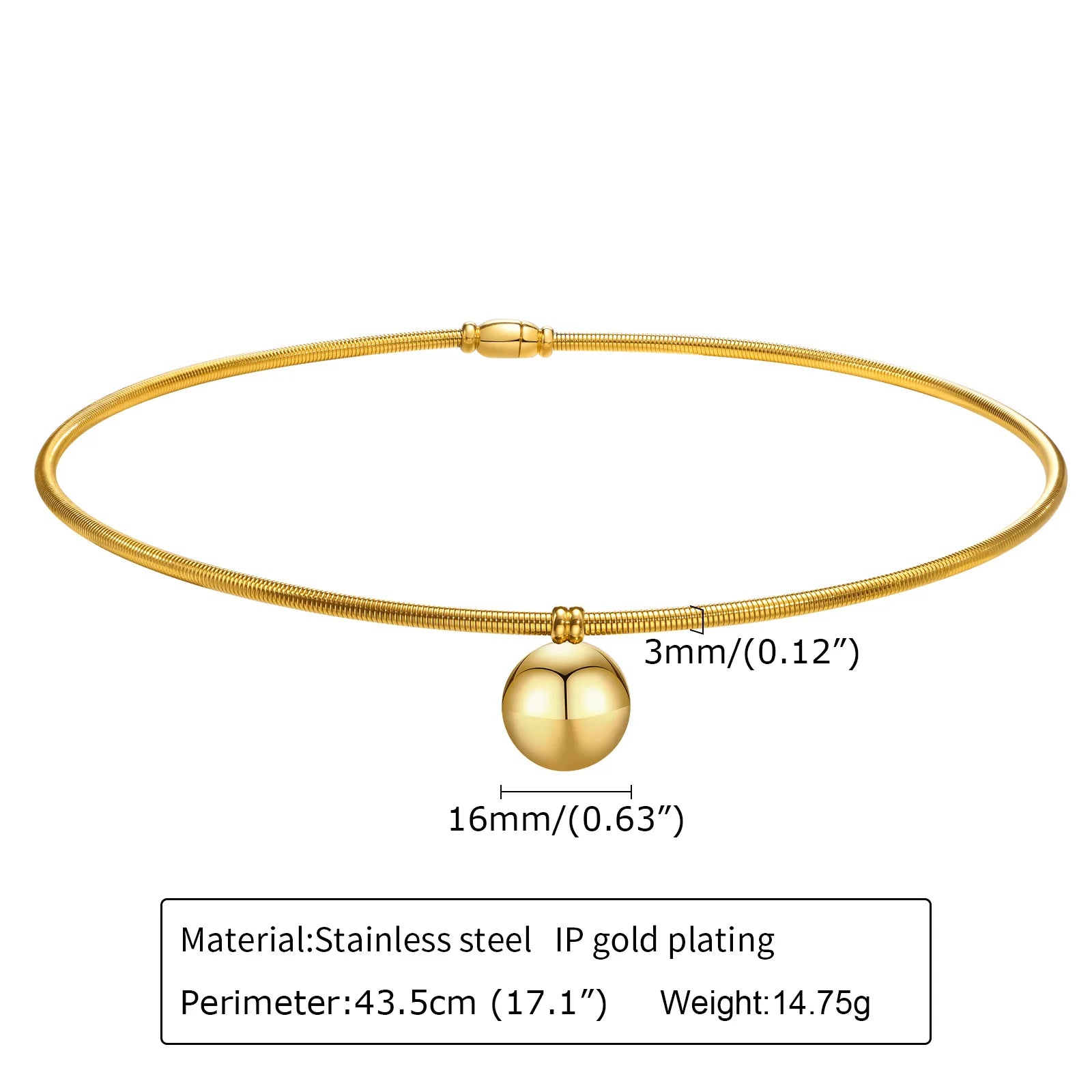 Gargantilla para mujer, collar gargantilla abierto ajustable, joyería sencilla de acero inoxidable.